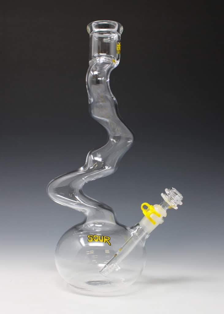 Sour 15" skinny twist clear Sour 15" skinny twist clear