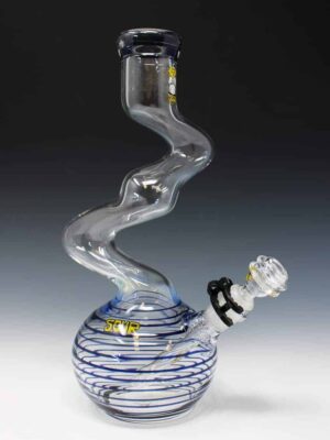 Sour Glass 12" Skinny Twist Blue Stripes