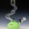Sour Slime Green Clear 12" Twist Bong