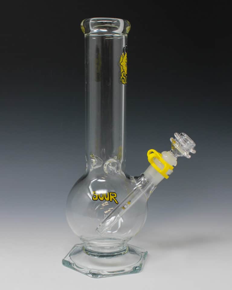 Sour 12" straight bubble bong bong Sour 12" straight bubble bong bong