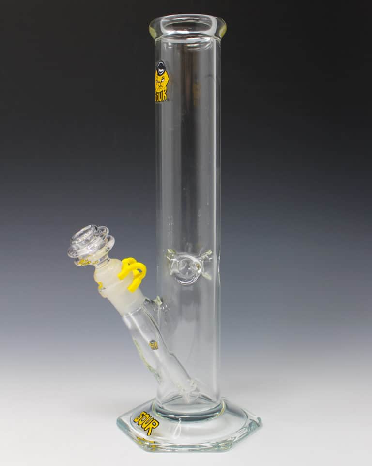 Sour 12" straight ice pinch bong