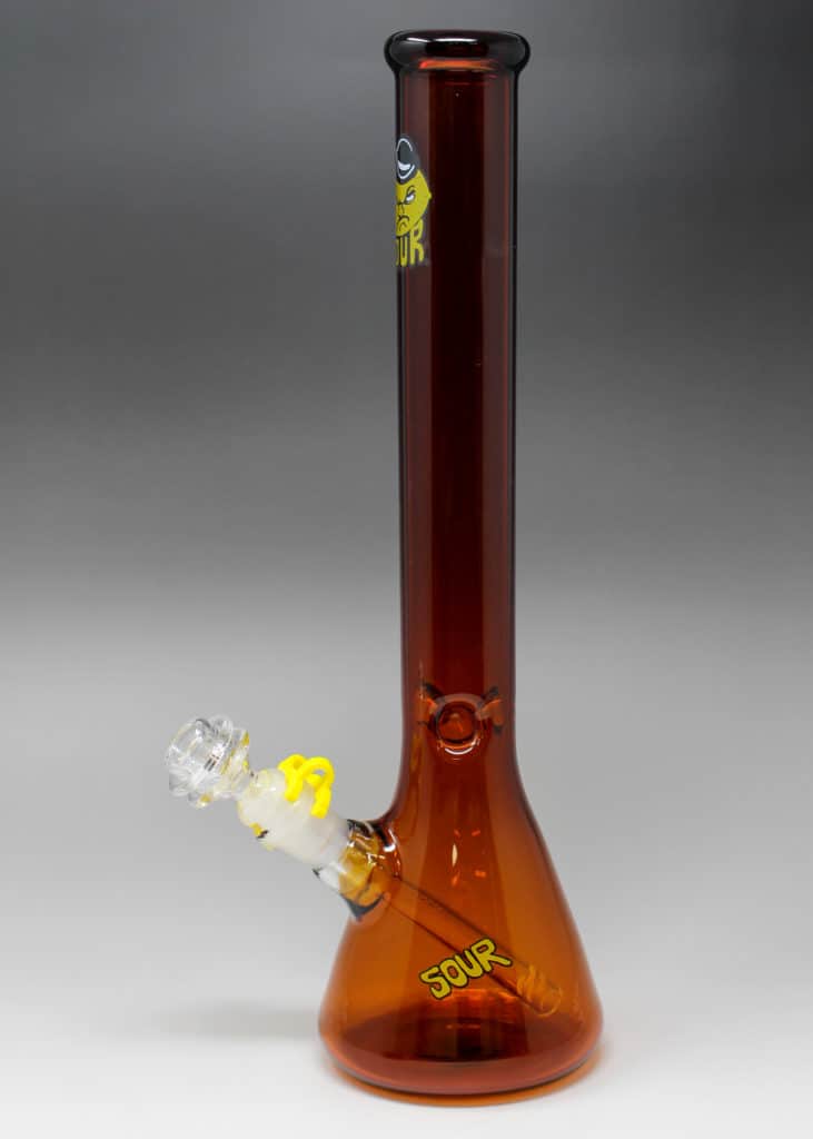 Sour 44mm 15" Amber Beaker Bong