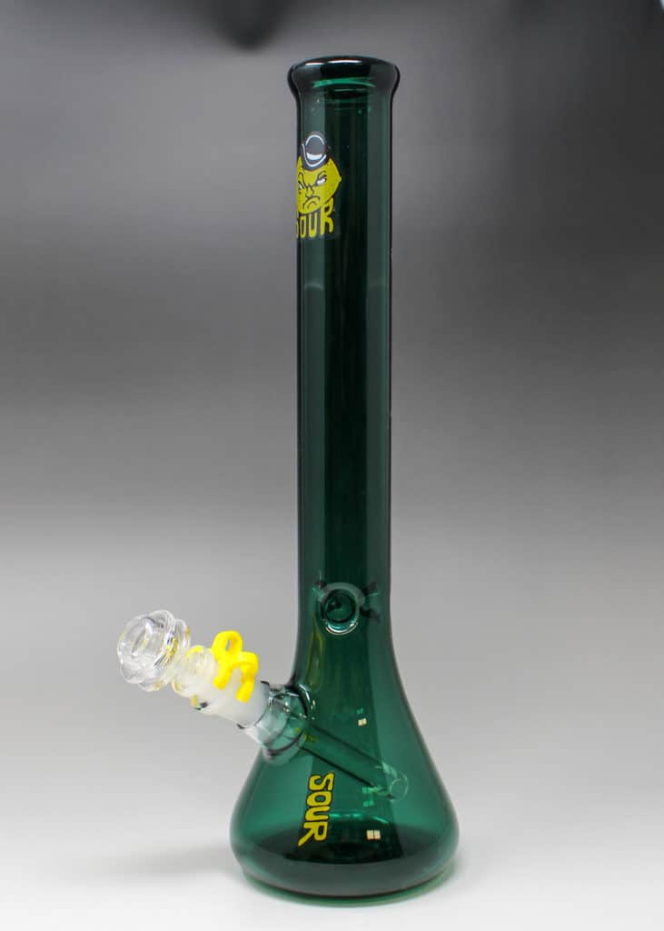 Sour 44mm 15" Green Beaker Bong