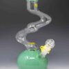 Sour 12" jade clear bubble bong