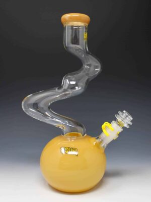 Sour 12" topaz clear bubble bong