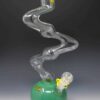 Sour 15" jade clear bubble bong